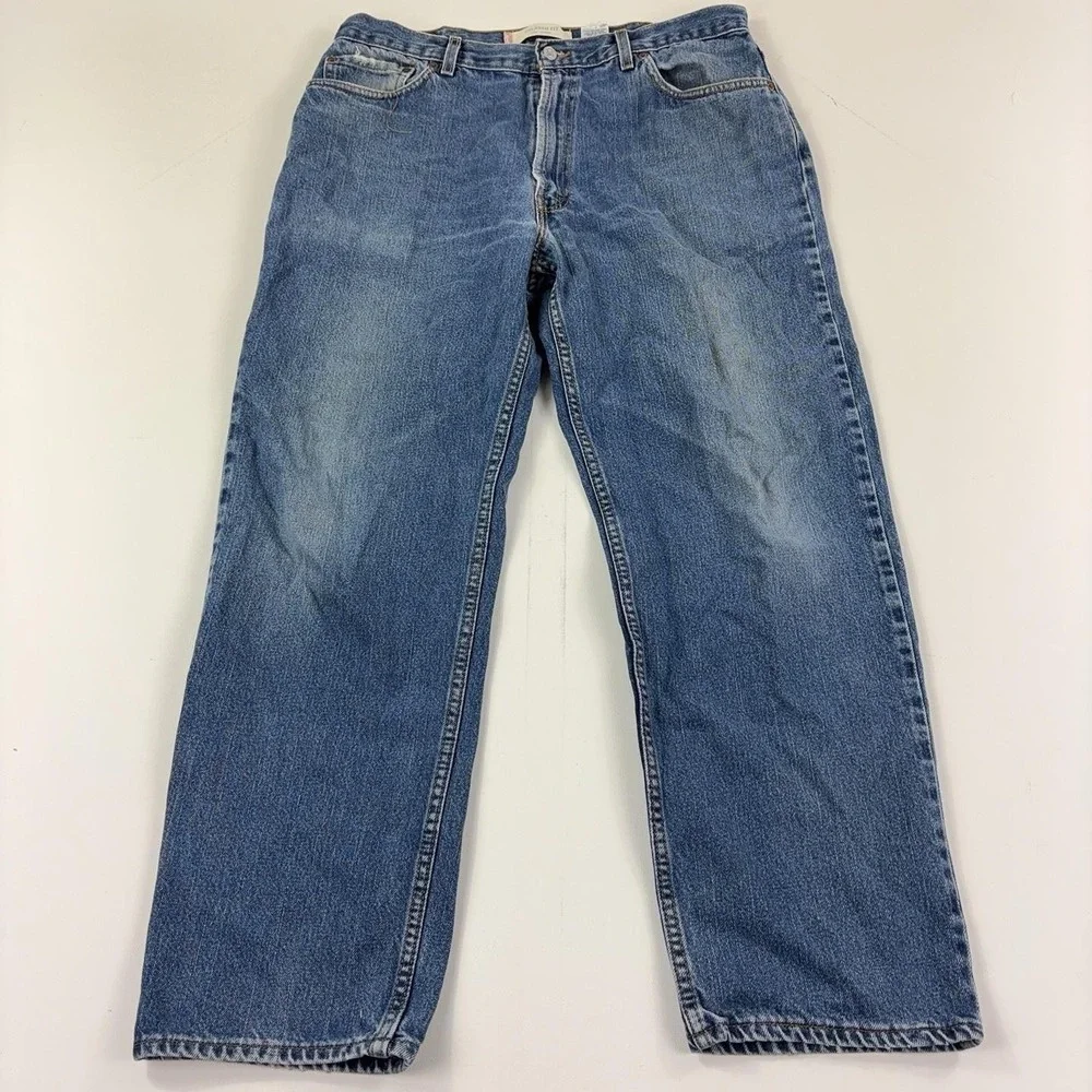 Vintage Levis 550 Jeans Mens 40x30 Blue Medium Wash Relaxed Tapered 2004